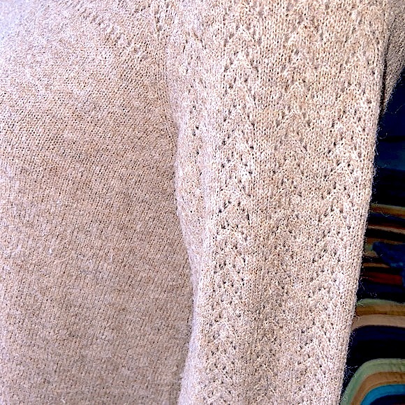 SP LOFT SWEATER FUZZY BEIGE LONG MACHINE WASH AND DRY - Picture 5 of 9